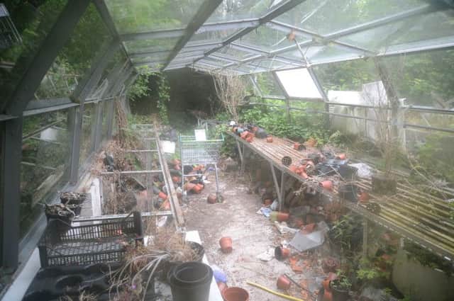 One of the former municipal greenhouses at Serpentine House, Buxton