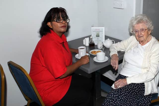The Junction Cafe
12th November 2014

Sareena Long, owner of the Junction Cafe, which is struggling for business, has a cup of tea and a catch up with 96 year old Mrs Johnson who ran the cafe and bakehouse from 1967-1987 with her husband Alan.

Picture by Dan Westwell