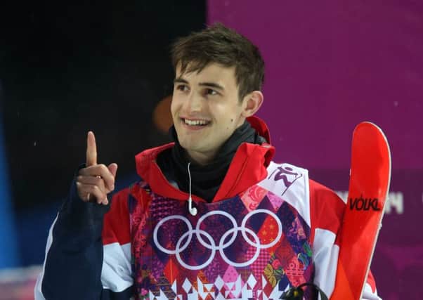 James Machon, pictured at the Winter Olympics, is a supporter of the Winter Sports Foundation.