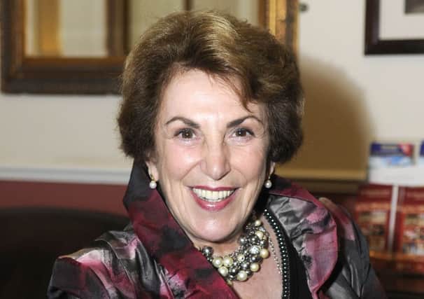 Conservative Association dinner at the Clarendon Hotel in Morecambe.  Pictured is Edwina Currie.