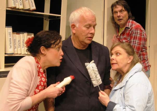 One for the Road, presented by TABS Productions. From left to right, Susie Hawthorne, Michael Sherwin, Susan Earnshaw, John Goodrum,