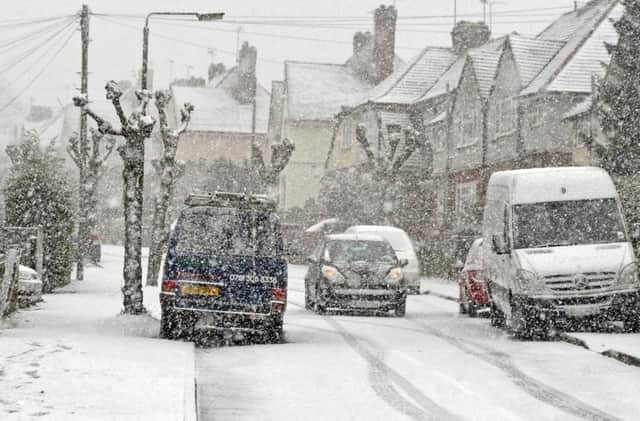 Much of Derbyshire is still covered in snow
