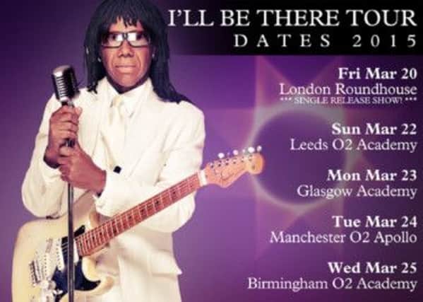 Chic featuring Nile Rodgers announce 2015 UK tour
