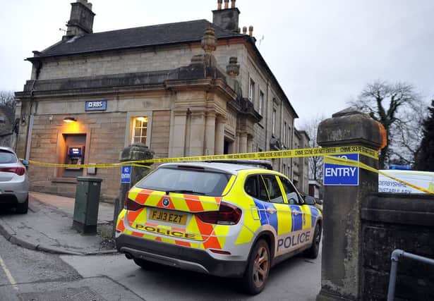 Matlock rbs bank Robbery. Wednesday 18th February.