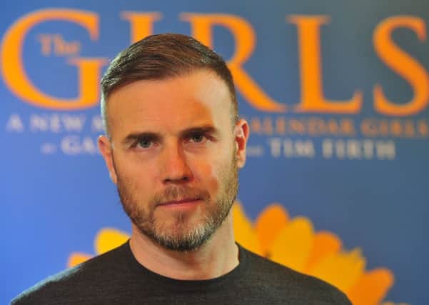 Gary Barlow announces the release of The Girls musical. Picture by Tony Johnson