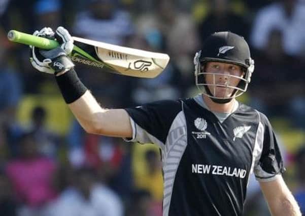Derbyshire's Martin Guptill pictured playing for New Zealand