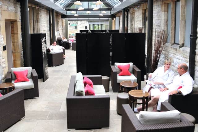 The relaxation room at Thoresby Hall Spa