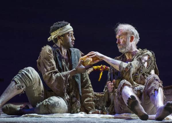 Peter Brathwaite and Craig Smith in English Touring Opera's The Wild Man of the West Indies