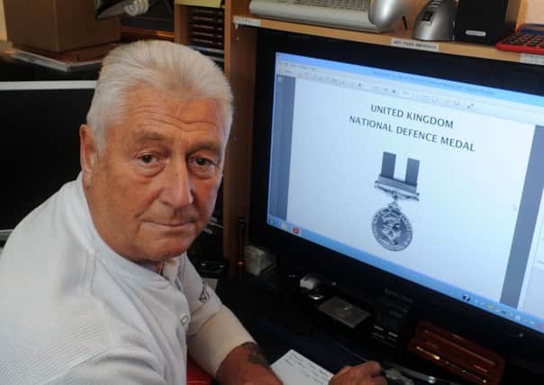 Brian Sheppard, ex-police officer and military member, is campaigning for the National Defence Medal.