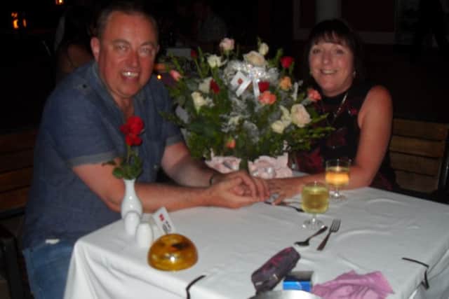 John and Sue Worcester celebrate their first week of marriage in Tunisia the Friday before the brutal massacre.