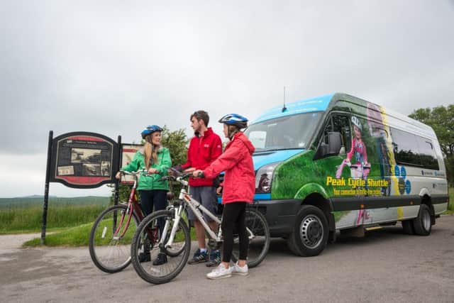 A new cycle shuttle service, the Peak Cycle Shuttle, has been launched and aims to promote the benefits of cycling.