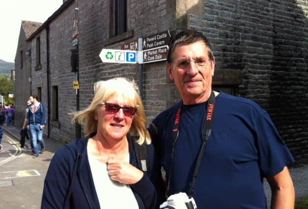 Tour of Britain spectactors Sue and John Turner.
