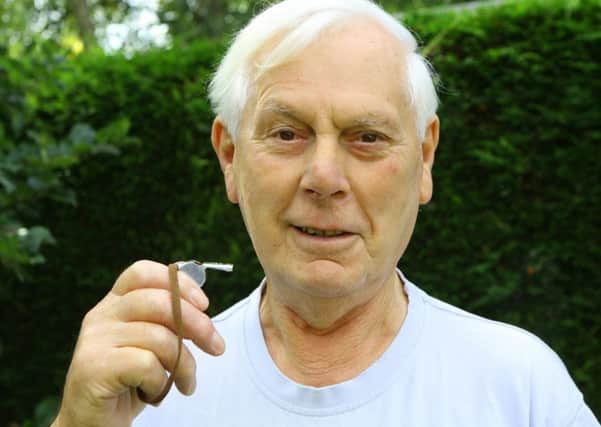 THE FINAL WHISTLE -- for Clayton Slack, believed to be the oldest football referee in Derbyshire