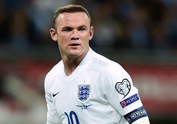 Wayne Rooney took a knock to the ankle against Arsenal at the Emirates Stadium