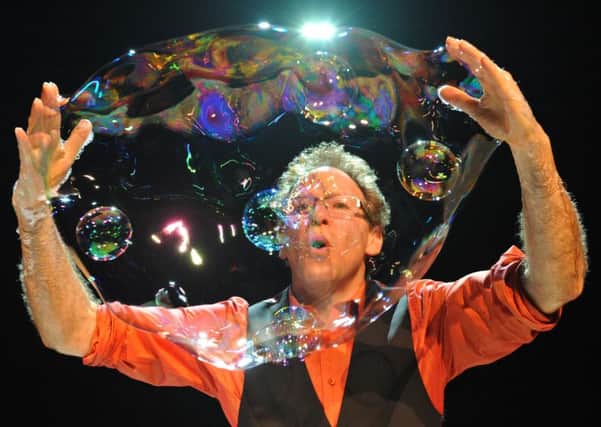 The Amazing Bubble Man at Buxton Opera House on Sunday, November 1, 2015