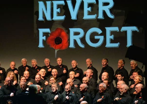 Tideswell Male Voice Choir's Never Forget concert
