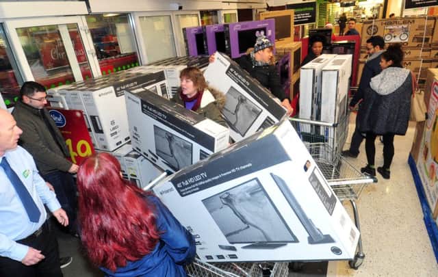 There was chaos in some stores last year as shoppers fought over Black Friday bargains.