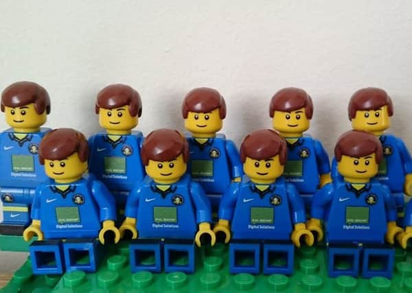 Gainsborough Trinity's plastic supporters - Jack Tinker's lego collection