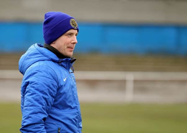 Staveley Miners Welfare v Maltby Main
Northern Counties East League
Saturday 28th February 2015
Staveley's Assistant Manager Ryan France
Pic by Dan Westwell