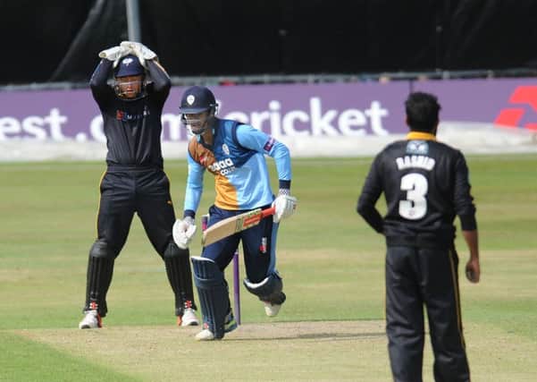 ACTION from last season's Derbyshire v Yorkshire clash in the NatWest T20 Blast.