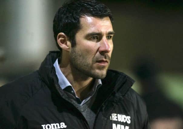 Martin McIntosh is hoping for a good response from his players against Grantham.