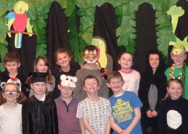 Youngsters take to the stage at Chapel-en-le-Frith Primary School.