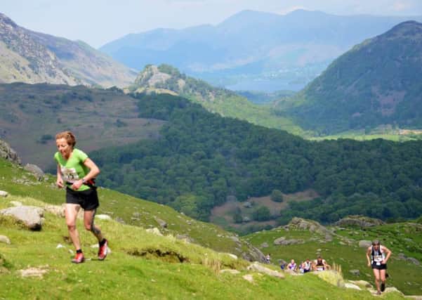 Record breaking fell runner Judith Jepson.