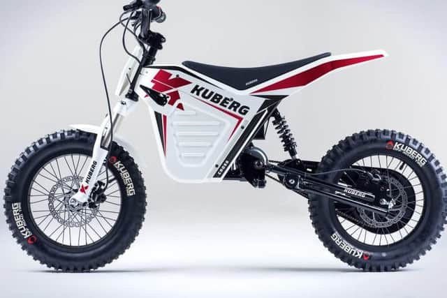 The Kuberg Cross battery-powered mini-crosser