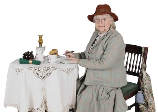 Judy Cornwell plays Miss Marple in A Murder Is Announced at Chesterfield's Pomegranate Theatre from September 7-12, 2015