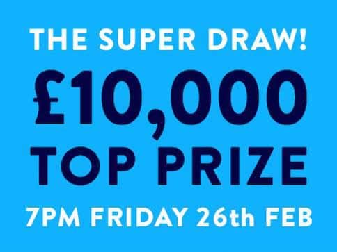 WIN 10,000 first prize Tengi free super draw on Friday, Februry 26.