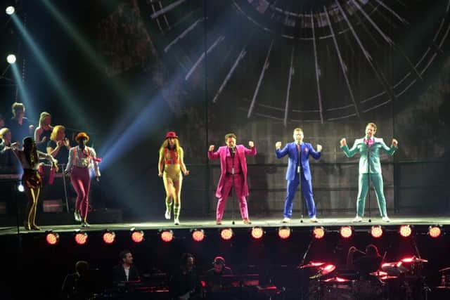 Take That perform at the Motorpoint Arena in Sheffield. Photo by Glenn Ashley.