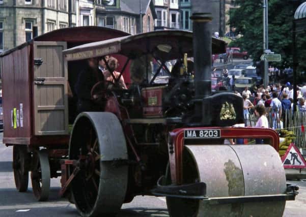 A steam engine owned by the Marchington family, pictured on a visit to Buxton in July 1981. Photo submitted by Dave Homer.