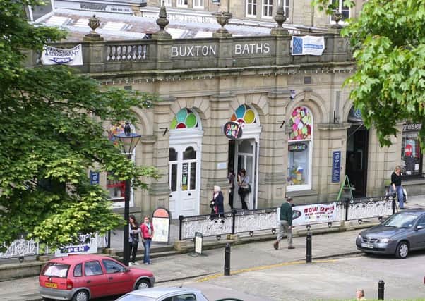 The former Thermal Baths in Buxton, now a shopping arcade, was restored with help from the Derbyshire Historic Buildings Trust.