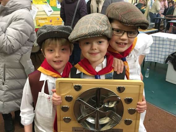 Three boys from Chapel Cubs have won the Derbyshire-wide Ready Steady Cook Cubs challenge