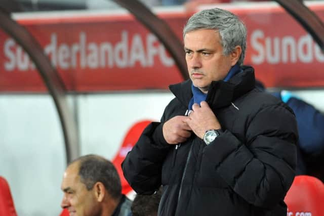 Chelsea manager Jose Mourinho at The Stadium of Light. Picture by FRANK REID