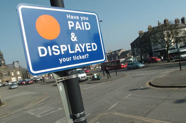 Pay and display parking Buxton