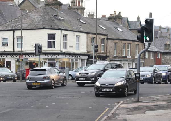 The Five Ways junction in Buxton.