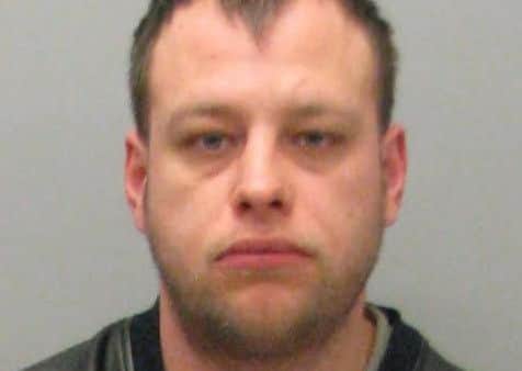 Pictured is Mark Elson, 28, No Fixed Abode, has been jailed for 14 weeks after admitting threatening behaviour and failing to surrender to custody.