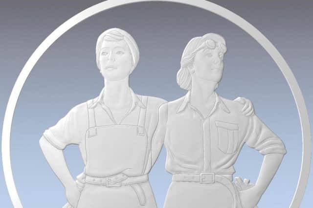 Medal design for Women of Steel