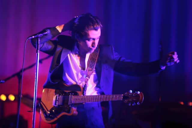 Alex Turner fronting The Last Shadow Puppets at Sheffield City Hall. Photos: Glenn Ashley.