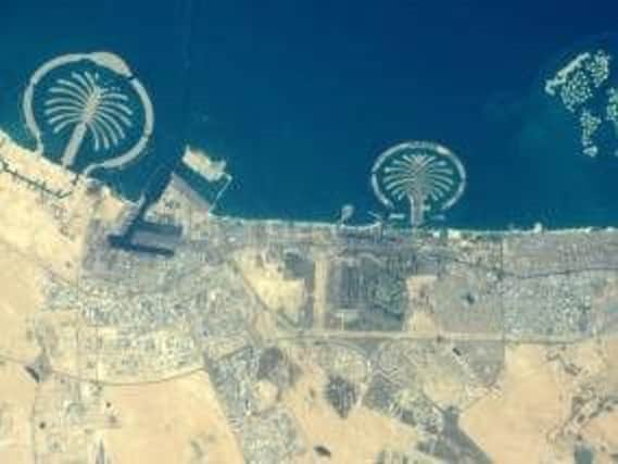 Tim Peake's picture of Dubai from space.
