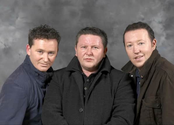 The Corrigan brothers. Left to right, Donncha, Ger and Brian.