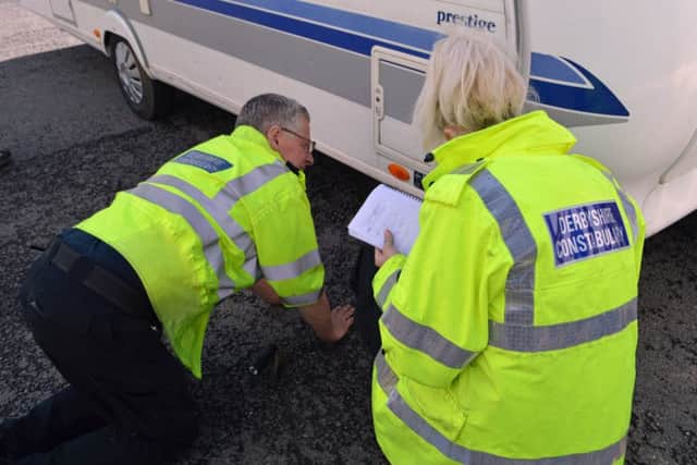 The operation took place  as part of a national crackdown known as Operation Rogue Trader.