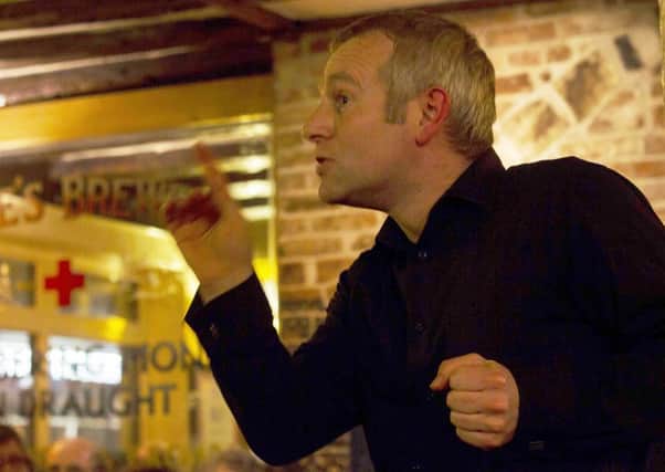 Mike Payton at Matlock Storytelling Cafe on May 6