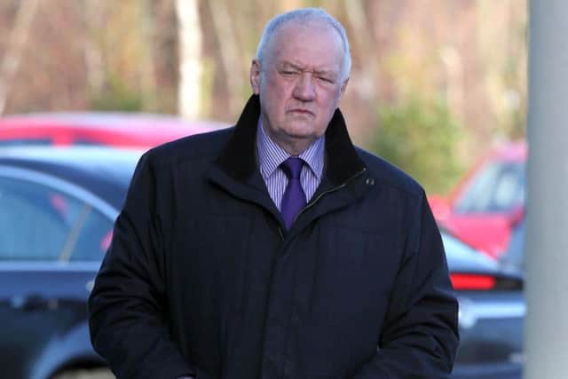 Former chief superintendent David Duckenfield arrives at the Hillsborough Inquest in Warrington. Photo: Peter Byrne/PA Wire