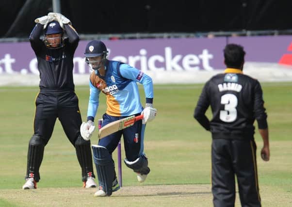 Derbyshire v Yorkshire T20 Blast
Frustration for Jonny Bairstow as Shiv Thakor survives