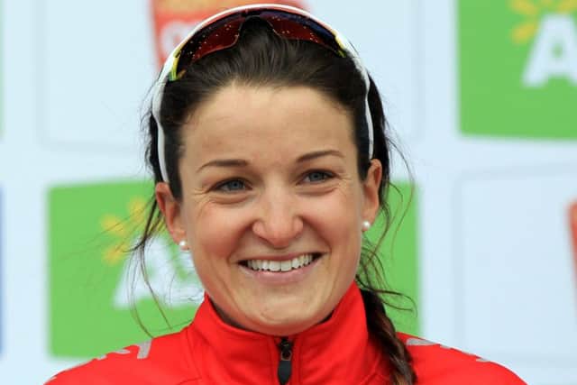 World Champion Lizzie Armitstead from team Great Britain who won the team prize. Tour de Yorkshire - Women's Race from Otley to Doncaster, Saturday 30th April 2016. Picture: Chris Etchells