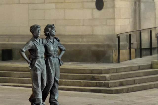 An artist impression of what the statue will look like when it is unveiled in Barkers Pool on Friday, June 17.