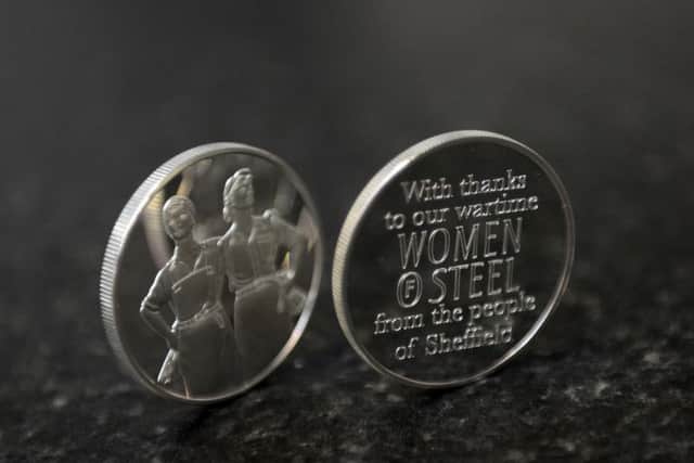 The medal which will be given to all the surviving Women of Steel and families of those who have passed away.