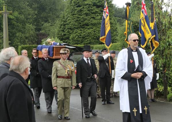 The reburial of Buxtonian Thomas Checkley who died while serving with the Australian army in Vietnam in 1966.